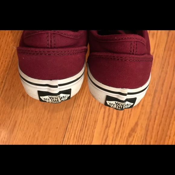 Vans | Shoes | Vans Sneaker Burgundy | Poshmark